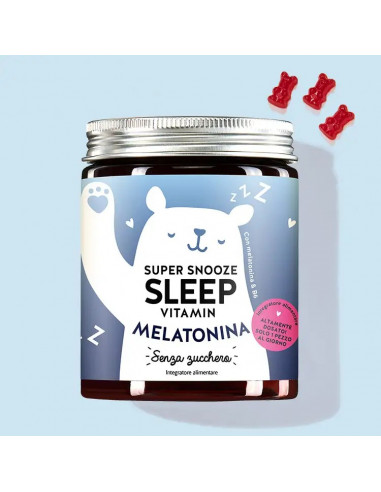 Super Snooze Sleep Vitamin con Melatonina Senza Zucchero | Acquista su Wingsbeat