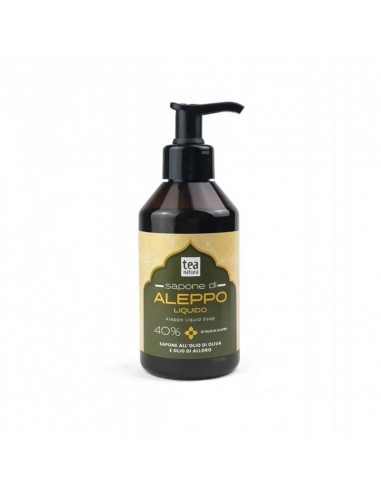 Sapone Aleppo Liquido 40% Olio di Alloro | Acquista su Wingsbeat
