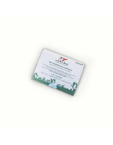 Set Essenziale di Cortesia Succo di Pala di Fico d'India | Acquista su Wingsbeat