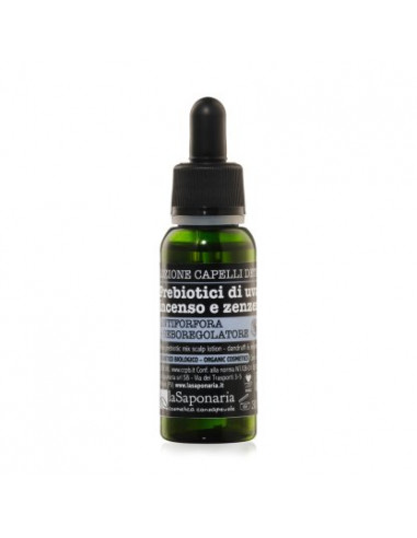 Lozione Capelli Detox con prebiotici di Uva Incenso e Zenzero | Acquista su Wingsbeat