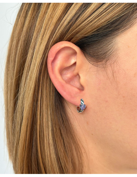 Orecchini Viola Argento | Acquista su Wingsbeat Orecchini Viola Argento | Acquista su Wingsbeat