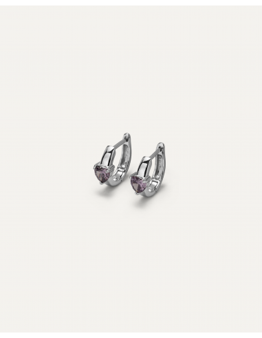 Orecchini Viola Argento | Acquista su Wingsbeat