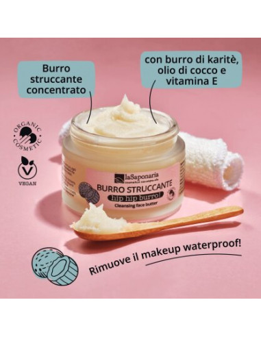 Hip Hip Burro! Burro struccante concentrato|La Saponaria|Wingsbeat Hip Hip Burro! Burro struccante concentrato|La Saponaria|Wingsbeat