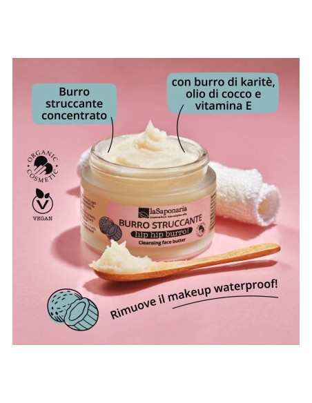 Hip Hip Burro! Burro struccante concentrato|La Saponaria|Wingsbeat Hip Hip Burro! Burro struccante concentrato|La Saponaria|Wingsbeat