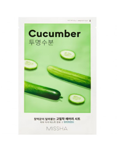 MISSHA AIRY FIT - Sheet Mask Cucumber | Acquista su Wingsbeat