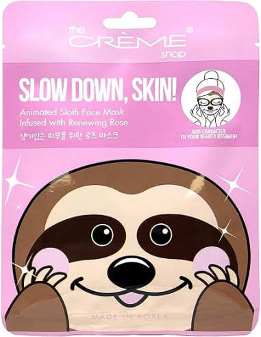 Slow Down, Skin! Sheet Mask Bradipo | Acquista su Wingsbeat