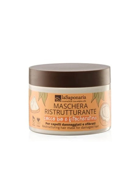 Maschera Ristrutturante- Cocco Bio e Fitocheratina | Acquista su Wingsbeat