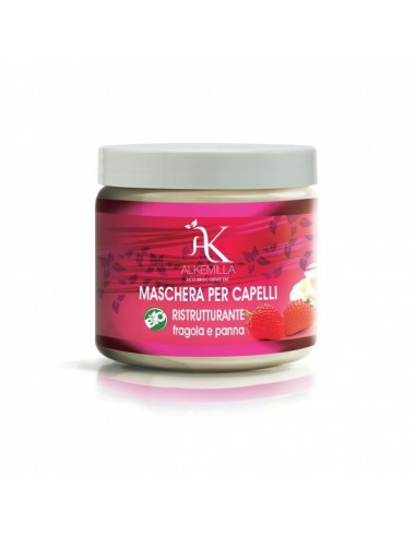 Maschera Capelli Ristrutturante Panna e Fragola Alkemilla Maschera Capelli Ristrutturante Panna e Fragola Alkemilla