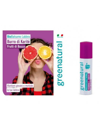 BIO BALSAMO LABBRA VIT C, Karitè e Frutti di Bosco | Wingsbeat