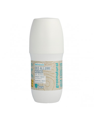 Deodorante Allume di Potassio roll on Neutro | GreeNatural | Wingsbeat