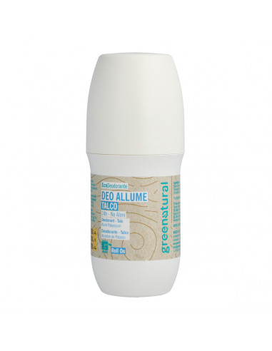 Deodorante Allume di Potassio roll on - Talco  | GreeNatural  | Wingsbeat