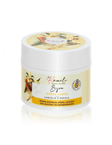 Scrub Corpo Papaya E Vaniglia Mandorlata|Kamelì|Wingsbeat