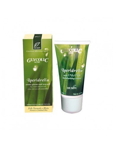 Iperidrella Anti Uva-Uvb 50 Ml- Acido Glicolico - DR.TAFFI - Wingsbeat Iperidrella Anti Uva-Uvb 50 Ml- Acido Glicolico - DR.TAFFI - Wingsbeat