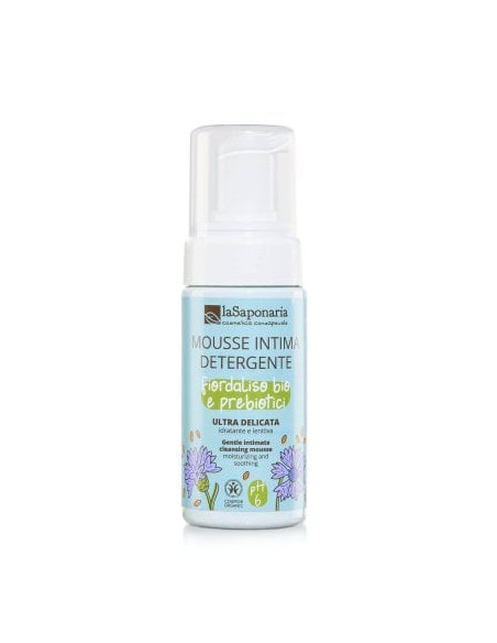 Mousse detergente intima delicata - Fiordaliso Bio|La Saponaria|Wingsbeat