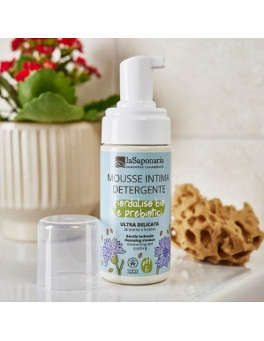 Mousse detergente intima delicata - Fiordaliso Bio|La Saponaria|Wingsbeatc