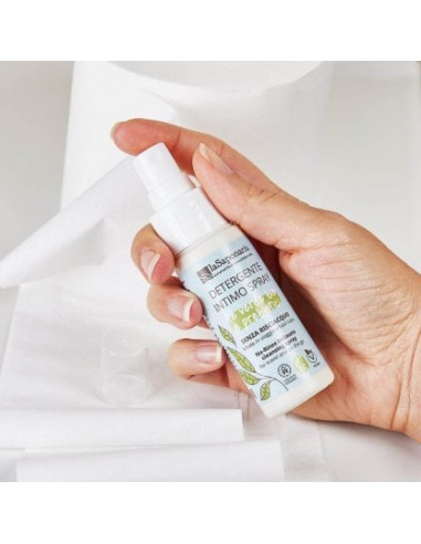 Detergente Intimo Spray senza risciacquo|La Saponaria|Wingsbeat