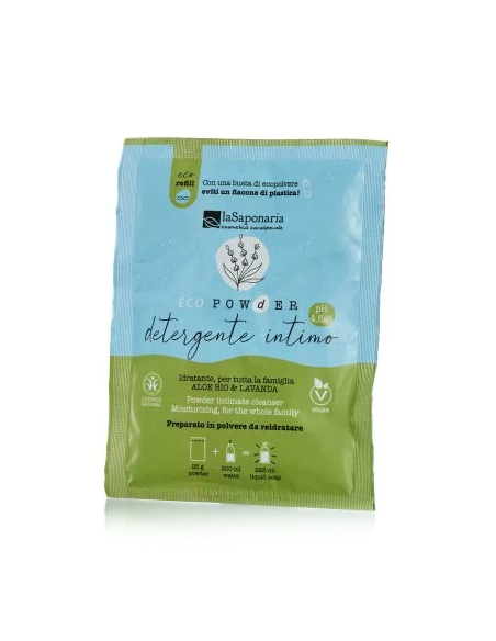 Detergente intimo in polvere - Aloe Bio & Lavanda|La Saponaria|Wingsbeat