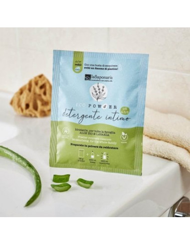 Detergente intimo in polvere - Aloe Bio & Lavanda|La Saponaria|Wingsbeat