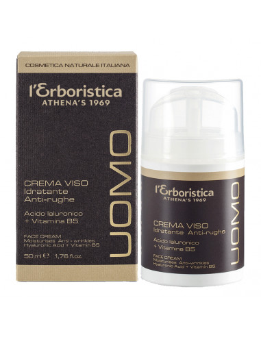 Crema Viso Idratante Anti-Rughe Acido Ialuronico + Vitamina B5|Erboristica| Acquista su Wingsbeat