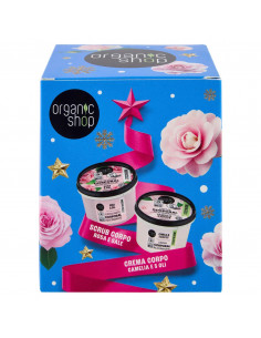 Gift Set corpo Scrub  Rosa e Crema Camelia|Organic Shop|Wingsbeat