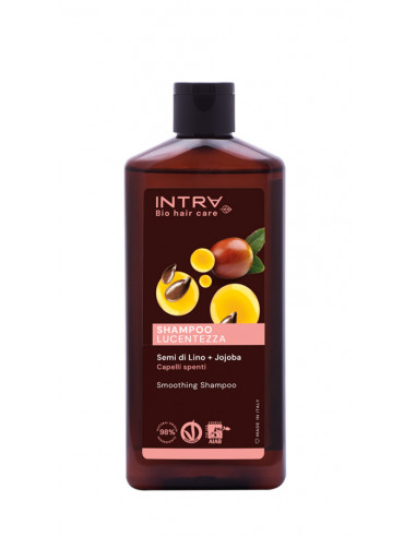 Shampoo Lucentezza Semi di Lino e Olio di Jojoba|Intra Cosmetics| Wingsbeat