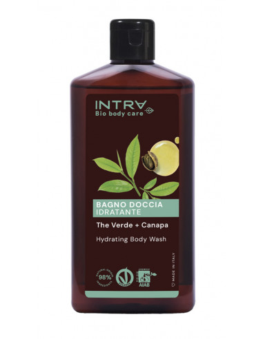Bagnodoccia Idratante The Verde e Canapa|Intra Cosmetics| Wingsbeat