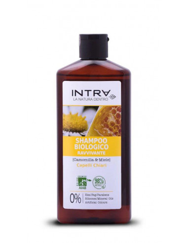 Shampoo Ravvivante Camomilla e Miele|Intra Cosmetics| Wingsbeat