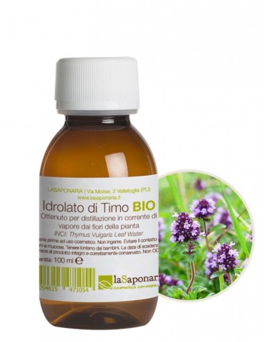 Idrolato di Timo Bio 100 ml 100 ml La Saponaria - Wingsbeat Idrolato di Timo Bio 100 ml 100 ml La Saponaria - Wingsbeat