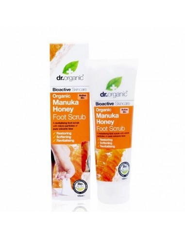 Organic Manuka Honey Foot Scrub Dr Organic - WIngsbeat Organic Manuka Honey Foot Scrub Dr Organic - WIngsbeat