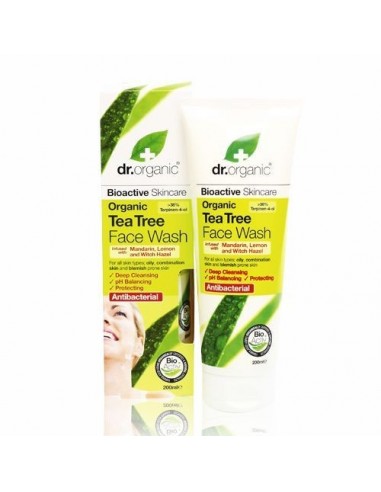 Organic Tea Tree Face Wash Dr Organic - Wingsbeat