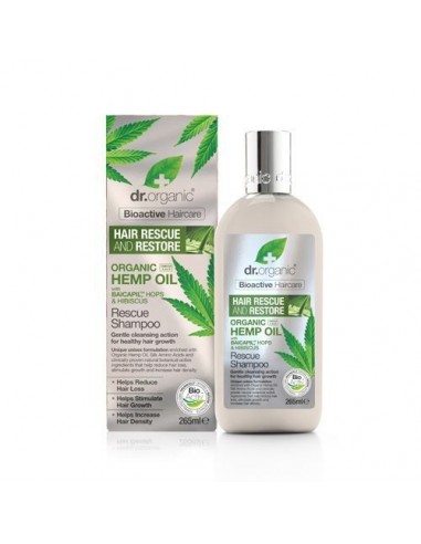 Dr Organic Hemp Oil Rescue & Restore Shampoo Dr Organic - Wingsbeat