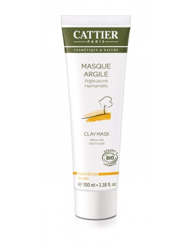 Maschera All'argilla Gialla E Hamamelis Bio Cattier - Wingsbeat