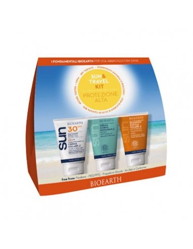 Sun & Travel Kit protezione media SPF30- Bioearth - Wingsbeat Sun & Travel Kit protezione media SPF30- Bioearth - Wingsbeat