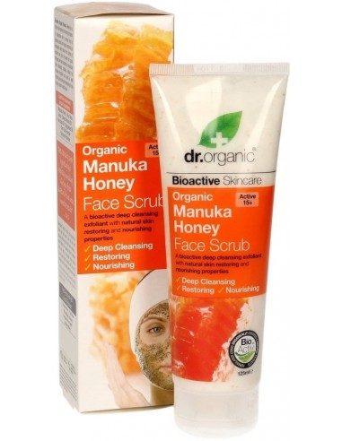 Organic Manuka Honey Face Scrub Dr Organic - Wingsbeat Organic Manuka Honey Face Scrub Dr Organic - Wingsbeat