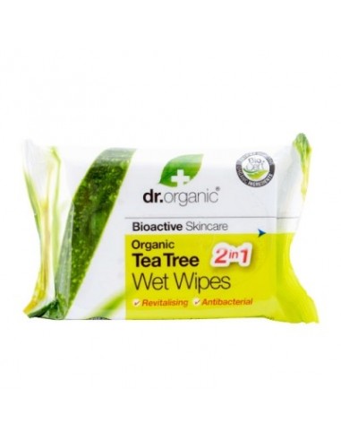 Organic Tea Tree Salviette - Dr. Organic - Wingsbeat Organic Tea Tree Salviette - Dr. Organic - Wingsbeat