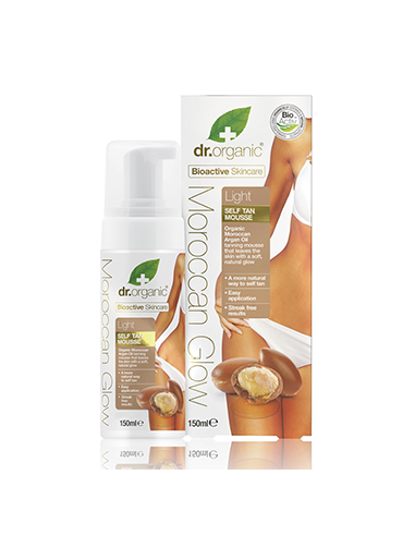 Organic M-Glow Tan Mousse - Light - Dr. Organic - Wingsbeat Organic M-Glow Tan Mousse - Light - Dr. Organic - Wingsbeat