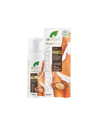 Organic M-Glow Tan Mousse - Dark - Dr. Organic - Wingsbeat Organic M-Glow Tan Mousse - Dark - Dr. Organic - Wingsbeat