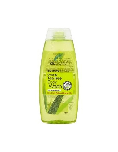 Organic Tea Tree Body Wash - Dr Organic - Wingsbeat