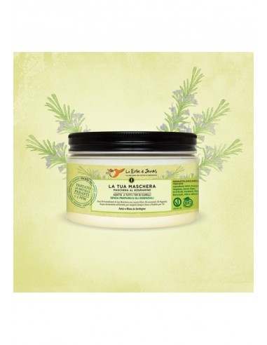 Maschera Capelli al Rosmarino Selvatico della Sardegna - Le Erbe di Janas - Wingsbeat Maschera Capelli al Rosmarino Selvatico della Sardegna - Le Erbe di Janas - Wingsbeat