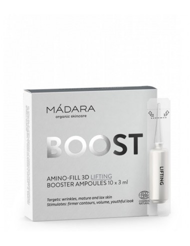 Booster Amino Fill 3D Lifting Ampoules - Màdara Organic Skincare - Wingsbeat Booster Amino Fill 3D Lifting Ampoules - Màdara Organic Skincare - Wingsbeat