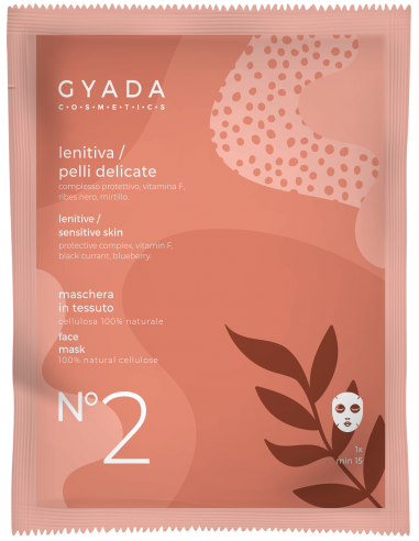 Maschera in tessuto - N°2  Lenitiva - Gyada Cosmetics - Wingsbeat