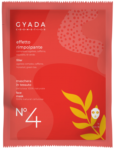 Maschera in tessuto - N°4  Effetto Rimpolpante - Gyada Cosmetics - Wingsbeat