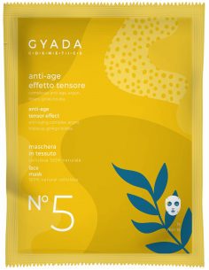 Maschera in tessuto - N°5  Anti Age Effetto Tensore - Gyada Cosmetics - Wingsbeat