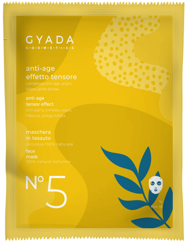 Maschera in tessuto - N°5  Anti Age Effetto Tensore - Gyada Cosmetics - Wingsbeat