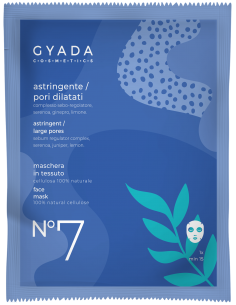 Maschera in tessuto - N°7  Astringente/Pori Dilatati - Gyada Cosmetics - Wingsbeat
