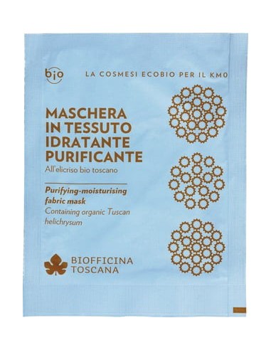 Maschera in Tessuto Idratante Purificante - Biofficina toscana - Wingsbeat Maschera in Tessuto Idratante Purificante - Biofficina toscana - Wingsbeat