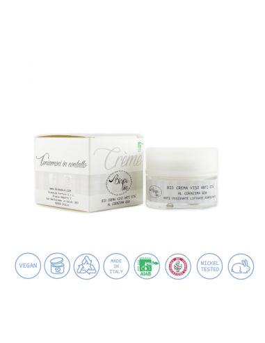 Bio crema viso anti età al coenzima Q10 50 ml Bisoubio - Wingsbeat Bio crema viso anti età al coenzima Q10 50 ml Bisoubio - Wingsbeat
