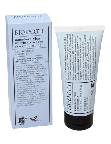 Maschera Viso Nutriente Fico D'india - Bioearth - Wingsbeat