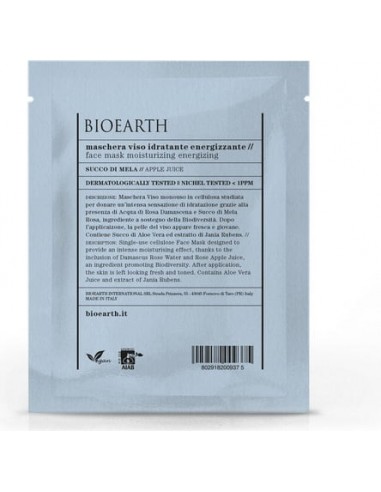 Maschera Viso Energizzante Succo di Mela - Bioearth - Wingsbeat Maschera Viso Energizzante Succo di Mela - Bioearth - Wingsbeat