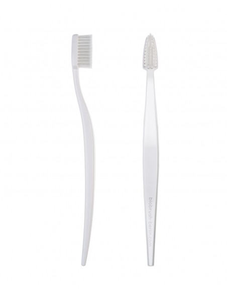Spazzolino da denti biodegradabile - Bianco - Biobrush - Wingsbeat
